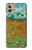 W2681 Field Of Poppies Vincent Van Gogh Hard Case and Leather Flip Case For Motorola Moto G32