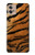 W2962 Tiger Stripes Graphic Printed Hard Case and Leather Flip Case For Motorola Moto G32