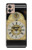 W3144 Antique Bracket Clock Hard Case and Leather Flip Case For Motorola Moto G32