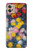 W3342 Claude Monet Chrysanthemums Hard Case and Leather Flip Case For Motorola Moto G32
