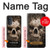 W0552 Skull Hard Case and Leather Flip Case For Motorola Moto G52, G82 5G