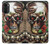 W0753 Skull Wing Rose Punk Hard Case and Leather Flip Case For Motorola Moto G52, G82 5G