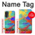 W2942 Brush Stroke Painting Hard Case and Leather Flip Case For Motorola Moto G52, G82 5G