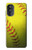 W3031 Yellow Softball Ball Hard Case and Leather Flip Case For Motorola Moto G52, G82 5G