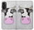 W3257 Cow Cartoon Hard Case and Leather Flip Case For Motorola Moto G52, G82 5G