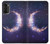 W3324 Crescent Moon Galaxy Hard Case and Leather Flip Case For Motorola Moto G52, G82 5G