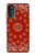 W3355 Bandana Red Pattern Hard Case and Leather Flip Case For Motorola Moto G52, G82 5G