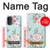 W3494 Vintage Rose Polka Dot Hard Case and Leather Flip Case For Motorola Moto G52, G82 5G