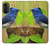 W3839 Bluebird of Happiness Blue Bird Hard Case and Leather Flip Case For Motorola Moto G52, G82 5G