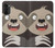 W3855 Sloth Face Cartoon Hard Case and Leather Flip Case For Motorola Moto G52, G82 5G