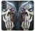 W0222 Skull Pentagram Hard Case and Leather Flip Case For Motorola Moto G62 5G