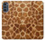 W0422 Giraffe Skin Hard Case and Leather Flip Case For Motorola Moto G62 5G