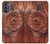 W0603 Wood Graphic Printed Hard Case and Leather Flip Case For Motorola Moto G62 5G