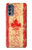 W1603 Canada Flag Old Vintage Hard Case and Leather Flip Case For Motorola Moto G62 5G