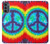 W1870 Tie Dye Peace Hard Case and Leather Flip Case For Motorola Moto G62 5G