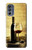 W2042 A Grape Vineyard Grapes Bottle Red Wine Hard Case and Leather Flip Case For Motorola Moto G62 5G