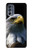 W2046 Bald Eagle Hard Case and Leather Flip Case For Motorola Moto G62 5G