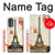 W2108 Eiffel Tower Paris Postcard Hard Case and Leather Flip Case For Motorola Moto G62 5G