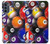 W2238 Billiard Pool Ball Hard Case and Leather Flip Case For Motorola Moto G62 5G