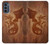 W3086 Red Dragon Tattoo Hard Case and Leather Flip Case For Motorola Moto G62 5G