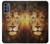 W3182 Lion Hard Case and Leather Flip Case For Motorola Moto G62 5G