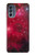 W3368 Zodiac Red Galaxy Hard Case and Leather Flip Case For Motorola Moto G62 5G