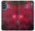 W3368 Zodiac Red Galaxy Hard Case and Leather Flip Case For Motorola Moto G62 5G