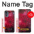 W3368 Zodiac Red Galaxy Hard Case and Leather Flip Case For Motorola Moto G62 5G