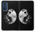 W1372 Moon Yin-Yang Hard Case and Leather Flip Case For Motorola Edge 30