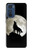 W1981 Wolf Howling at The Moon Hard Case and Leather Flip Case For Motorola Edge 30