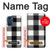 W2842 Black and White Buffalo Check Pattern Hard Case and Leather Flip Case For Motorola Edge 30