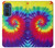 W2884 Tie Dye Swirl Color Hard Case and Leather Flip Case For Motorola Edge 30