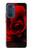 W2898 Red Rose Hard Case and Leather Flip Case For Motorola Edge 30