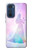 W2992 Princess Pastel Silhouette Hard Case and Leather Flip Case For Motorola Edge 30