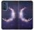 W3324 Crescent Moon Galaxy Hard Case and Leather Flip Case For Motorola Edge 30