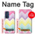 W3514 Rainbow Zigzag Hard Case and Leather Flip Case For Motorola Edge 30