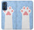 W3618 Cat Paw Hard Case and Leather Flip Case For Motorola Edge 30