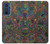 W3815 Psychedelic Art Hard Case and Leather Flip Case For Motorola Edge 30