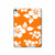 W2245 Hawaiian Hibiscus Orange Pattern Tablet Hard Case For iPad 10.9 (2022)