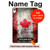 W2490 Canada Maple Leaf Flag Texture Tablet Hard Case For iPad 10.9 (2022)