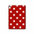 W2951 Red Polka Dots Tablet Hard Case For iPad 10.9 (2022)