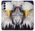 W0854 Eagle American Hard Case and Leather Flip Case For Samsung Galaxy S23