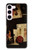 W1069 Old Vintage Sexy Poker Hard Case and Leather Flip Case For Samsung Galaxy S23