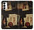 W1069 Old Vintage Sexy Poker Hard Case and Leather Flip Case For Samsung Galaxy S23