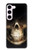 W1107 Skull Face Grim Reaper Hard Case and Leather Flip Case For Samsung Galaxy S23