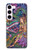 W1240 Bali Painting Hard Case and Leather Flip Case For Samsung Galaxy S23