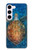 W1249 Blue Sea Turtle Hard Case and Leather Flip Case For Samsung Galaxy S23