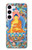 W1256 Buddha Paint Hard Case and Leather Flip Case For Samsung Galaxy S23