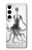 W1432 Skull Octopus X-ray Hard Case and Leather Flip Case For Samsung Galaxy S23