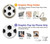 W2061 Football Soccer Pattern Hard Case and Leather Flip Case For Samsung Galaxy S23